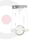 Lámpara colgante 2CLAT77