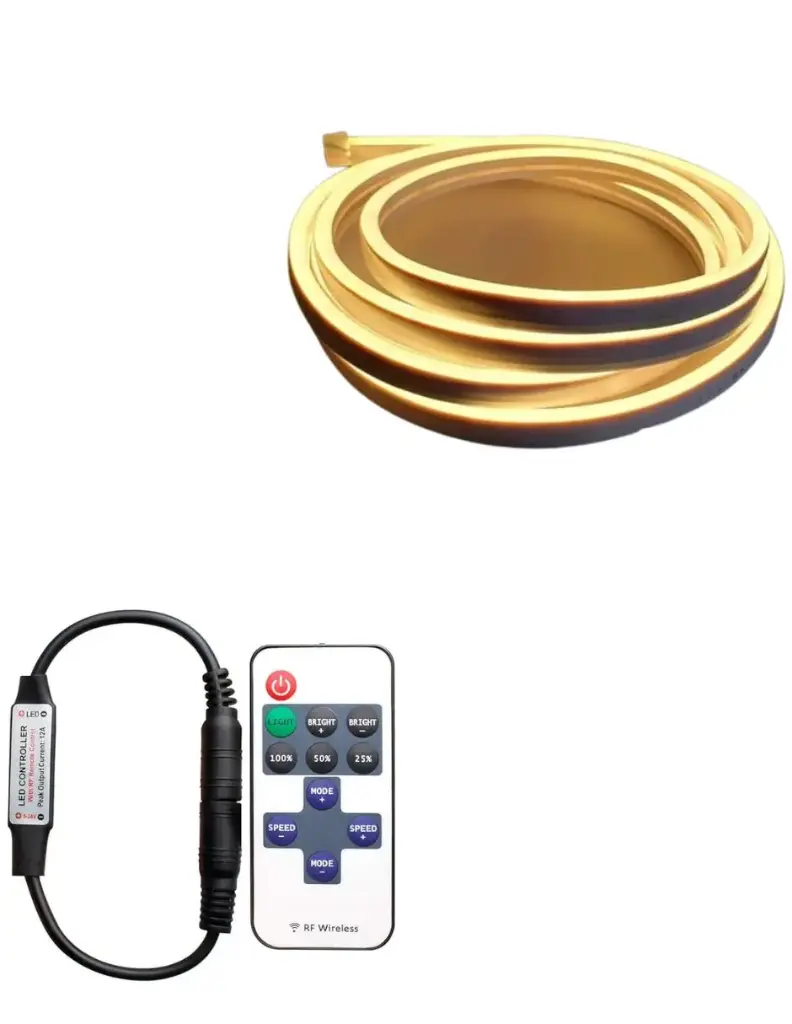 Luz LED + control remoto para modelos de cama MODERN LUXURY en cualquier tela y tamaño de cama. Conección directa a la corriente. Sin instalaciones eléctricas.